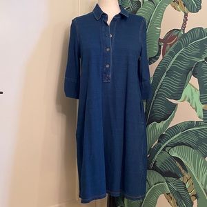 EUC J. McLaughlin Denim Stretchy Knit - Indigo